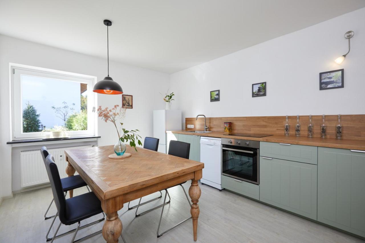 Ferienwohnung Zum Hirschgarten كرن المظهر الخارجي الصورة